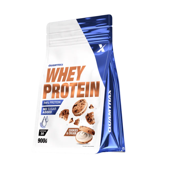 QUAMTRAX Whey Protein Cookies & Cream 900GR