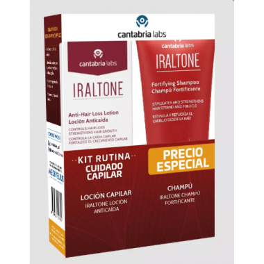 CANTABRIA LABS Iraltone Pack Locion Anticaida+champu 100ML