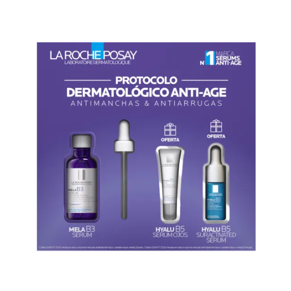 RP COFRE ANTIMANCHAS & ANTIARRUGAS MELA B3 + HYALU B5 OJOS + HYALU B5 SERUM
