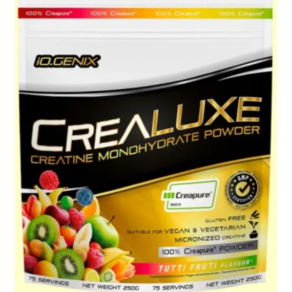 IO GENIX Crealuxe Creatina Sabor Tutti Fruti 250GR