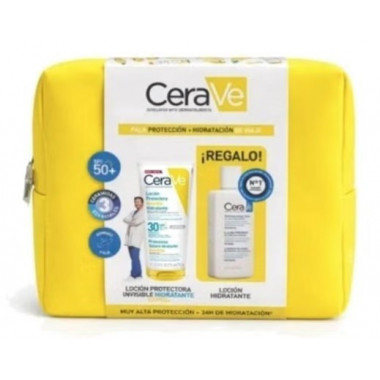 Cera Ve Travel Kit Locion Protectora SPF+50 + Locion Hidratante  CERAVE