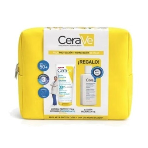 Cera Ve Travel Kit Locion Protectora SPF+50 + Locion Hidratante  CERAVE