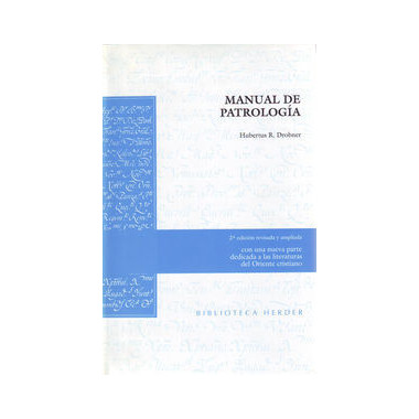 Manual de patrolog&iacute;a