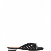 KURT GEIGER - Crystal Strap Flat Mule - 00 - 5853700609/00
