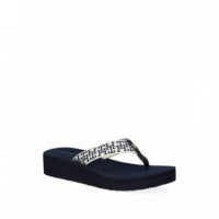 TOMMY HILFIGER - Th Mono Wedge Summer Sandal - DW6 - F|FW0FW09696/DW6