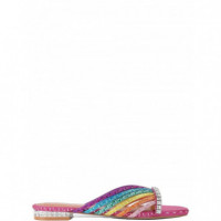 KURT GEIGER - Crystal Strap Flat Mule - 69 - 5853769609/69