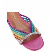 KURT GEIGER - Crystal Strap Flat Mule - 69 - 5853769609/69