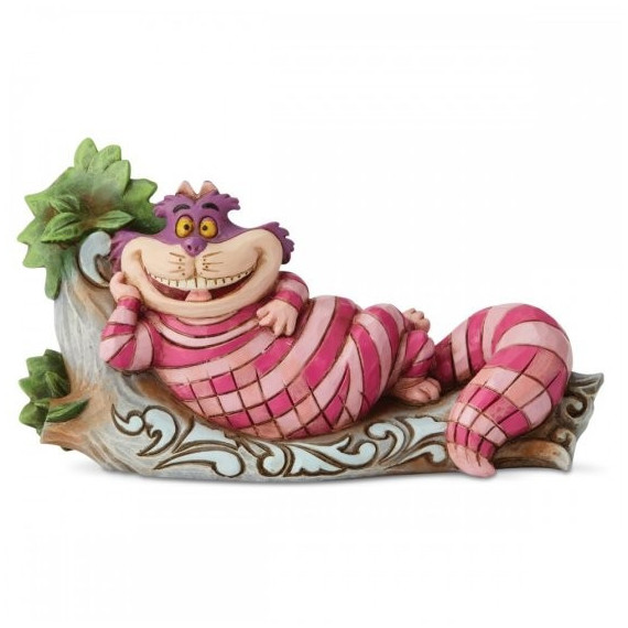 Figura Cheshire apoyado en rama Enesco Alicia Disney