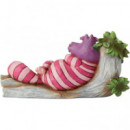 Figura Cheshire apoyado en rama Enesco Alicia Disney