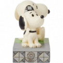 Figura Snoopy vs Modern Day Snoopy de los años 50 Enesco