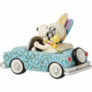 Figura Snoopy en coche y Tabla de Surf Enesco