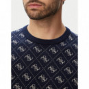 MARTIN CN LS 4G LOGO JACQ SWTR BLUE AND