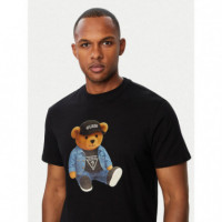Cn Ss GUESS Teddy Bear Jet Black A996