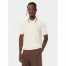 Malak Ss Polo Vanilla Cream  GUESS