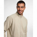 THOR FULL ZIP SWEATSHIRT BEIGE BLANCO