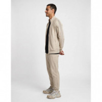 Thor Full Zip Sweatshirt Beige Blanco  GUESS