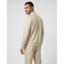 THOR FULL ZIP SWEATSHIRT BEIGE BLANCO