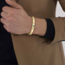 Pulsera Stencil Dorada  LACOSTE