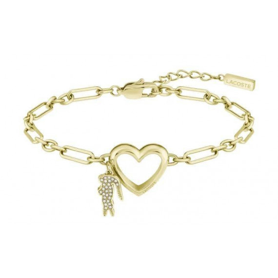 Pulsera Love My Croc Dorado  LACOSTE