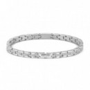 Pulsera Metropole Plateada  LACOSTE