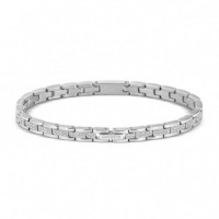Pulsera Metropole Plateada  LACOSTE