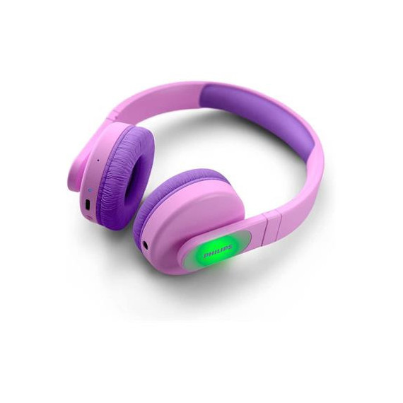 PHILIPS Auricular Casco BLUETOOTH para Niños TAK4206 Rosa