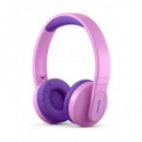 PHILIPS Auricular Casco BLUETOOTH para Niños TAK4206 Rosa