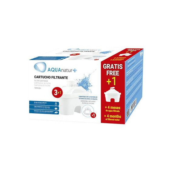 AQUANATUR Filtro Pack  3+1 para Brita TMFIL104+