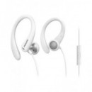 PHILIPS Auricular Deportivo con Microfono y Cable TAA1105 Blanco