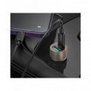 HOCO Cargador De Coche 30W 1xTipo C+1xUsb A Z57A