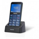 PANASONIC Telefono Movil KX-TU155 Excn Azul Teclas Grandes,boton Sos,bluetooth,micro Sd