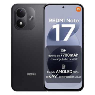 XIAOMI Telefono Movil REDMI NOTE 17 128Gb/4Gb  Negro