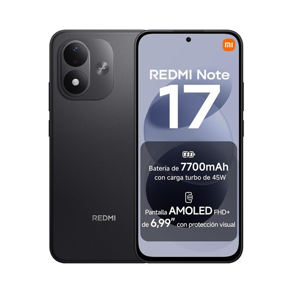 XIAOMI Telefono Movil Redmi Note 17 128GB/4GB  Negro