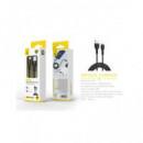 ONE PLUS Cable Datos Tipo C A Usb NB1635 66W 6A 3Mtrs Negro
