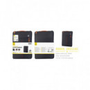 ONE PLUS Funda Para Portatil 12" Nylon Negra Naranja 300D Con Asa R5905