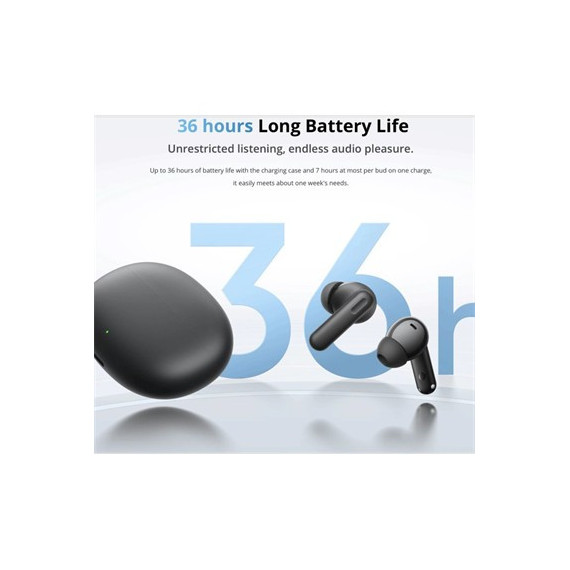 REALME Auriculares BLUETOOTH Techlife Buds Negro