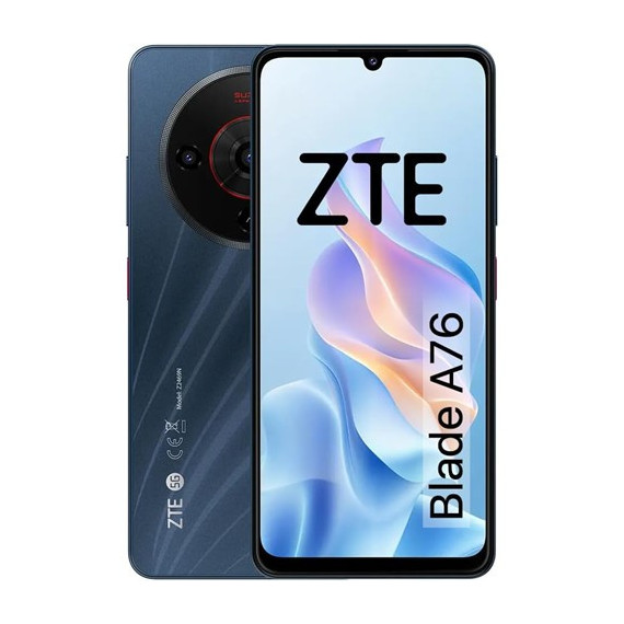 ZTE Telefono Movil A76 128GB/6GB 6.75" Negro
