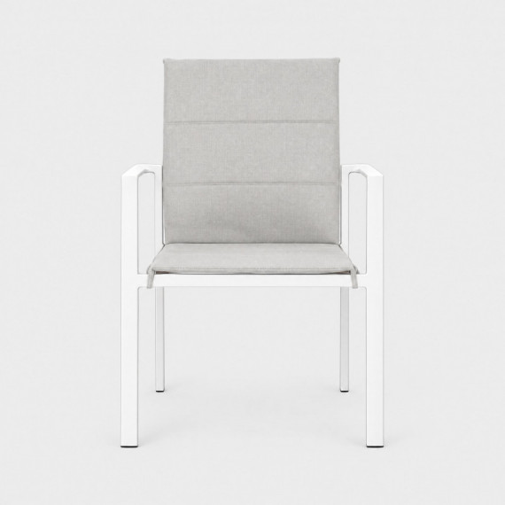 Cojín para Silla Konnor de Exterior Color Gris Claro Terrazza Collection®  TERRAZZA COLLECTION