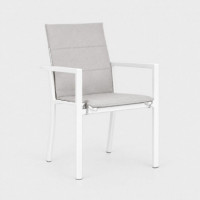 Cojín para Silla Konnor de Exterior Color Gris Claro Terrazza Collection®  TERRAZZA COLLECTION