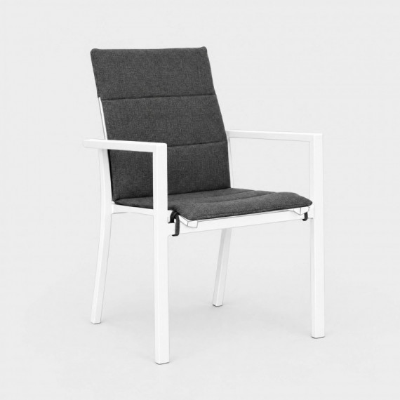 Cojín para Silla Konnor de Exterior Color Gris Oscuro Terrazza Collection®  TERRAZZA COLLECTION