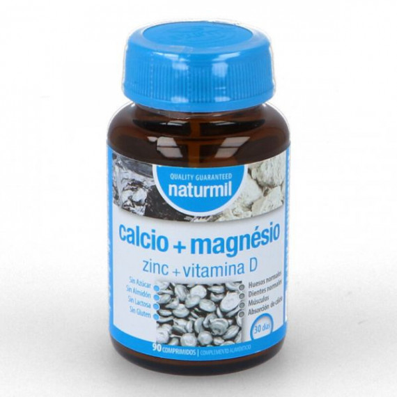NATURMIL Calcio + Magnesio + Zinc + Vit D 90 Cmpr