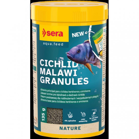 SERA Cichlid Malawi Granules 250 Ml.