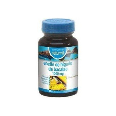 NATURMIL Aceite Higado Bacalao 1000MG 45 Perlas