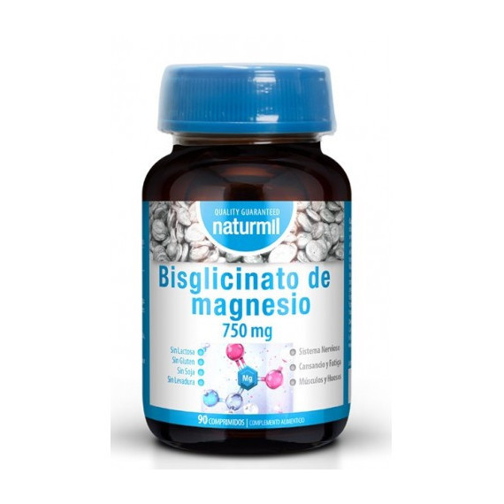 NATURMIL Bisglicinato de Magnesio 750MG 90CMP