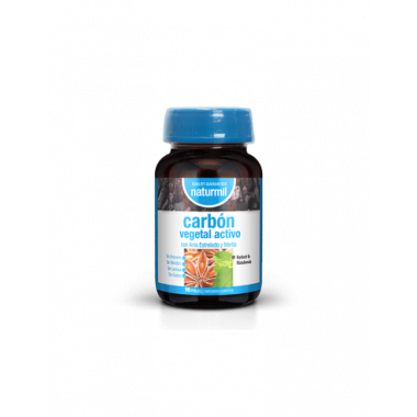 NATURMIL Carbon Vegetal Activo con Anis Estrelado y Menta 90 Perlas