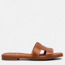 Oh My Sandals Sandalia plana en piel 5810-ROBLE