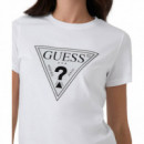 Guess  Camiseta Triangle Logo Slim Tee W6BI20 K6039-G011