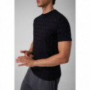 Guess Athleisure Camiseta Triangle Logo Tee Z6BI10 K6556-JBLK