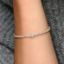 Pulsera de Tenis Halo Brillante 569416C01