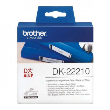 Cinta Papel Continuo BROTHER 29MM X 30.48MTS (DK22210)